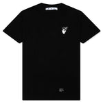 Caravaggio Arrow S/S Slim Tee - Black/White