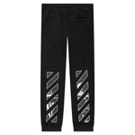 Caravaggio Diag Slim Sweatpant - Black/White