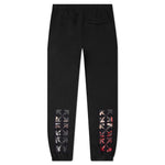 Caravaggio Paint Shorten Sweatpant - Black/White