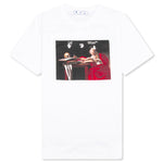 Caravaggio S/S Slim Tee - White/Red