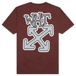 Carlos Arrow Slim S/S Tee - Barolo/Light Grey