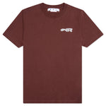 Carlos Arrow Slim S/S Tee - Barolo/Light Grey