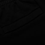 Diag Helvetica Sweatshort - Black/White