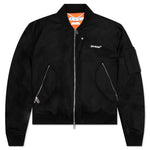 Diag Tab Bomber - Black/White