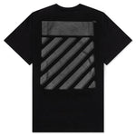 Diag Tab Over S/S Tee - Black/Black