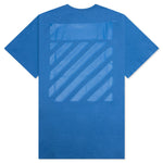 Diag Tab Over S/S Tee - Peacock
