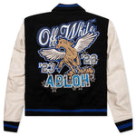EMB Graphics Leather Varsity - Black/Blue