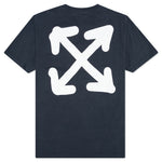 Face Arrow Slim S/S Tee - Outerspace/White