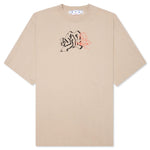 Graf Outline Over Skate S/S Tee - Dark Sand