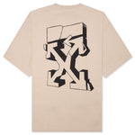 Graf Outline Over Skate S/S Tee - Dark Sand