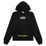 Graffiti Layerz Slim Hoodie - Black/White