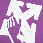 Hand Arrow Over S/S Tee - Orchid/White