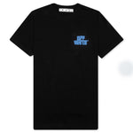 Hands Arrows S/S Slim Tee - Black/Light Blue