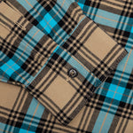Helvet Pattern Check Flannel Skate Shirt - Multi