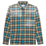 Helvet Pattern Check Flannel Skate Shirt - Multi