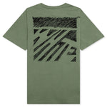 Kids Scribble S/S Tee - Olive/Black