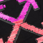 Marker L/S Tee - Black Fuchsia
