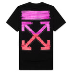 Marker S/S Slim Tee - Black/Fuchsia