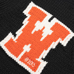 OW Patch Knit Cardigan - Black/Orange