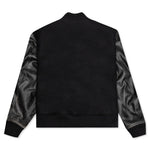 OW Patch Leather Sleeve Varsity - Black/Orange