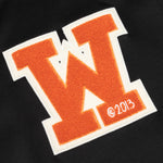OW Patch Slim Hoodie - Black/Orange