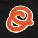 OW Patch Slim Hoodie - Black/Orange
