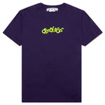 Opposite Arr Slim S/S Tee - Purple/Lime