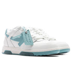 Out of Office Calf Leather - White/Celadon