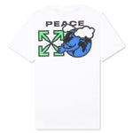 Peace Worldwide S/S Slim Tee - White/Green