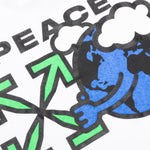 Peace Worldwide S/S Slim Tee - White/Green