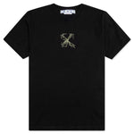 Splashy Arr Slim S/S Tee - Black/Beige