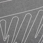 Wave Outl Diag Slim S/S Tee - Melange Grey