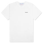 Wave Outl Diag Slim S/S Tee - White/Black