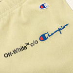 Off-White c/o Virgil Abloh x Champion Sweatpant - Beige/White