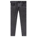 Industry Belt Skinny Jeans - Grey/Black
