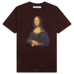 Blurred Mona Lisa S/S Slim Tee - Brown/Brown