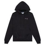 Caravaggio Paint Over Hoodie - Black/White