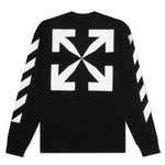 Diag Arrow Skate L/S Tee - Black/White