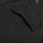 Diagonal Tab Shorten Sweatpant - Black/Black