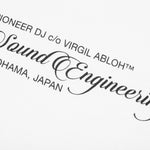 Off-White c/o Virgil Abloh x Pioneer SE Console Crewneck - White/Brilliant Green