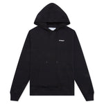 Wave Outline Diagonal Slim Hoodie - Black/White