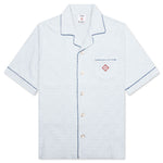 Open Collar Shirt - Light Blue