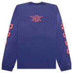 Origins Bleached L/S Tee - Bleached Blue