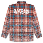 Other Scenes Shattered Glass Flannel - Red/Blue