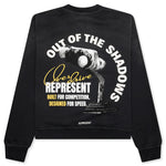 Out Of The Shadows Sweatshirt - Stained Black