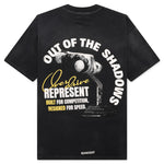 Out Of The Shadows T-Shirt - Stained Black