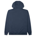 Oval Logo Hooded Sweatshirt - Washed Blue