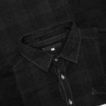 Over Dye 7 Cuts Shirt - Black