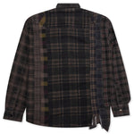 Over Dye 7 Cuts Shirt - Brown