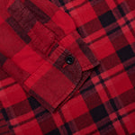 Over Dye 7 Cuts Shirt - Red